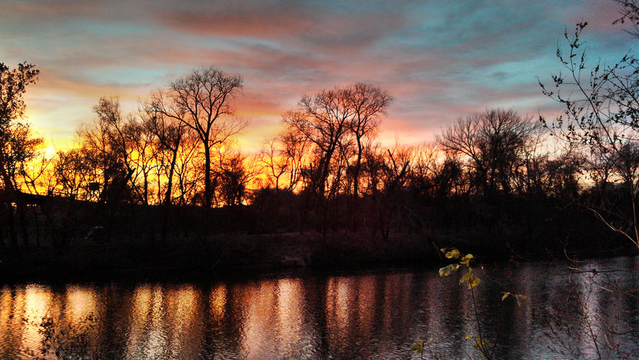 Sunset on the Colorado River