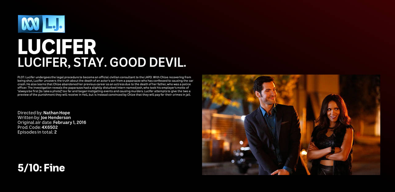 Lucifer S2 Ep 9 Vostfr Hd