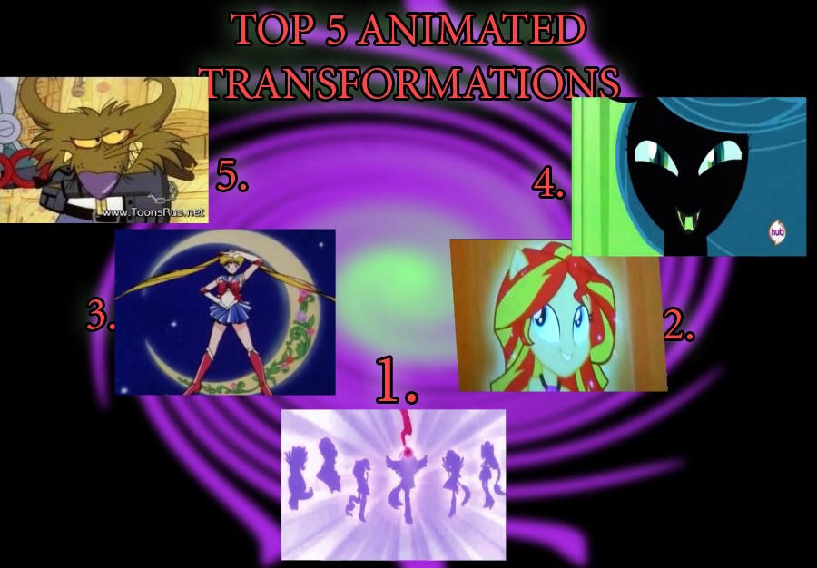 My Top 5 Favorite Animated Transformations by DoraeArtDreams-Aspy on ...