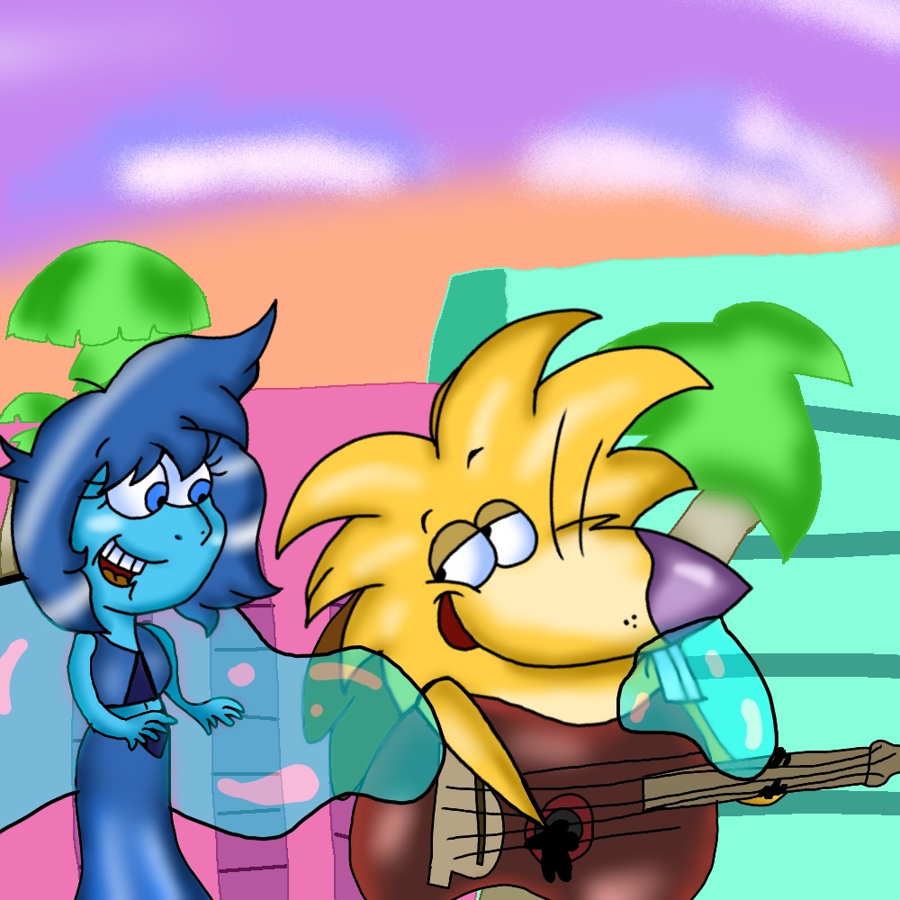 Norbert Singing to Lapis