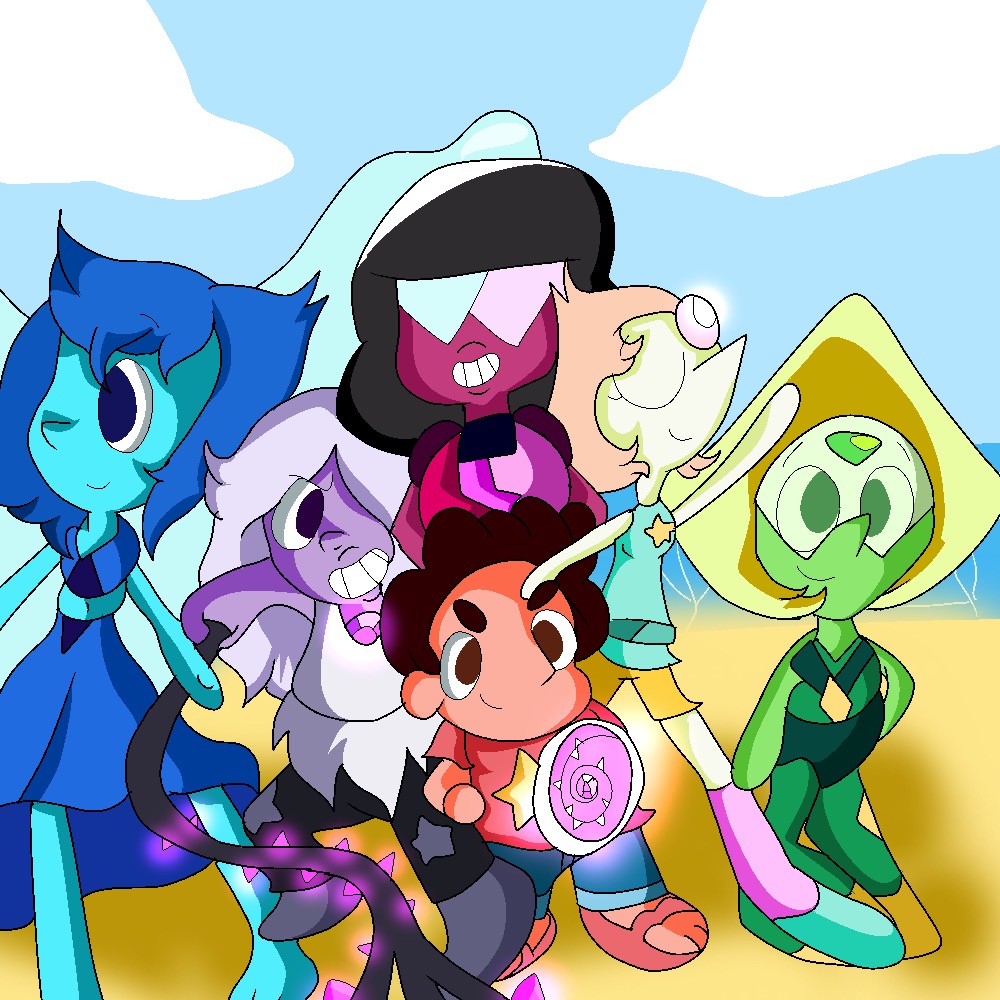 The Crystal Gems Including Lapis