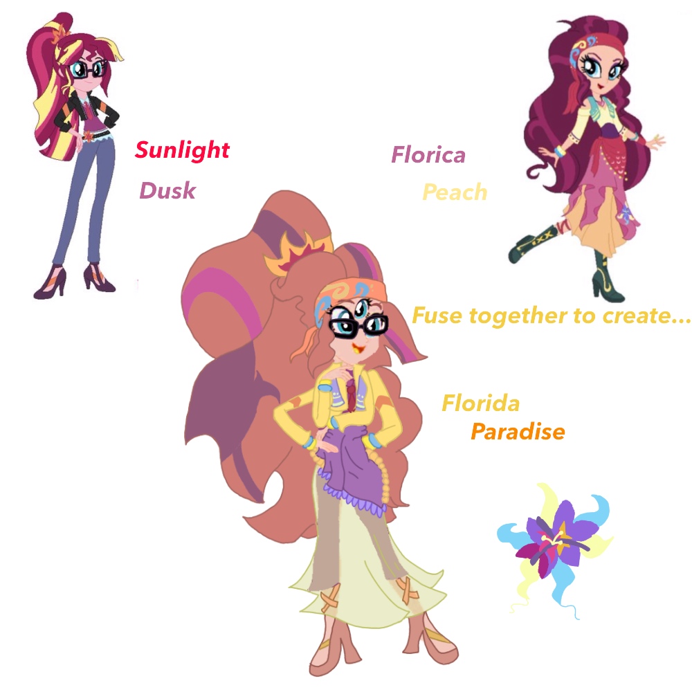 Sunlight Dusk and Florica Peach Fusion by DoraeArtDreams-Aspy on DeviantArt