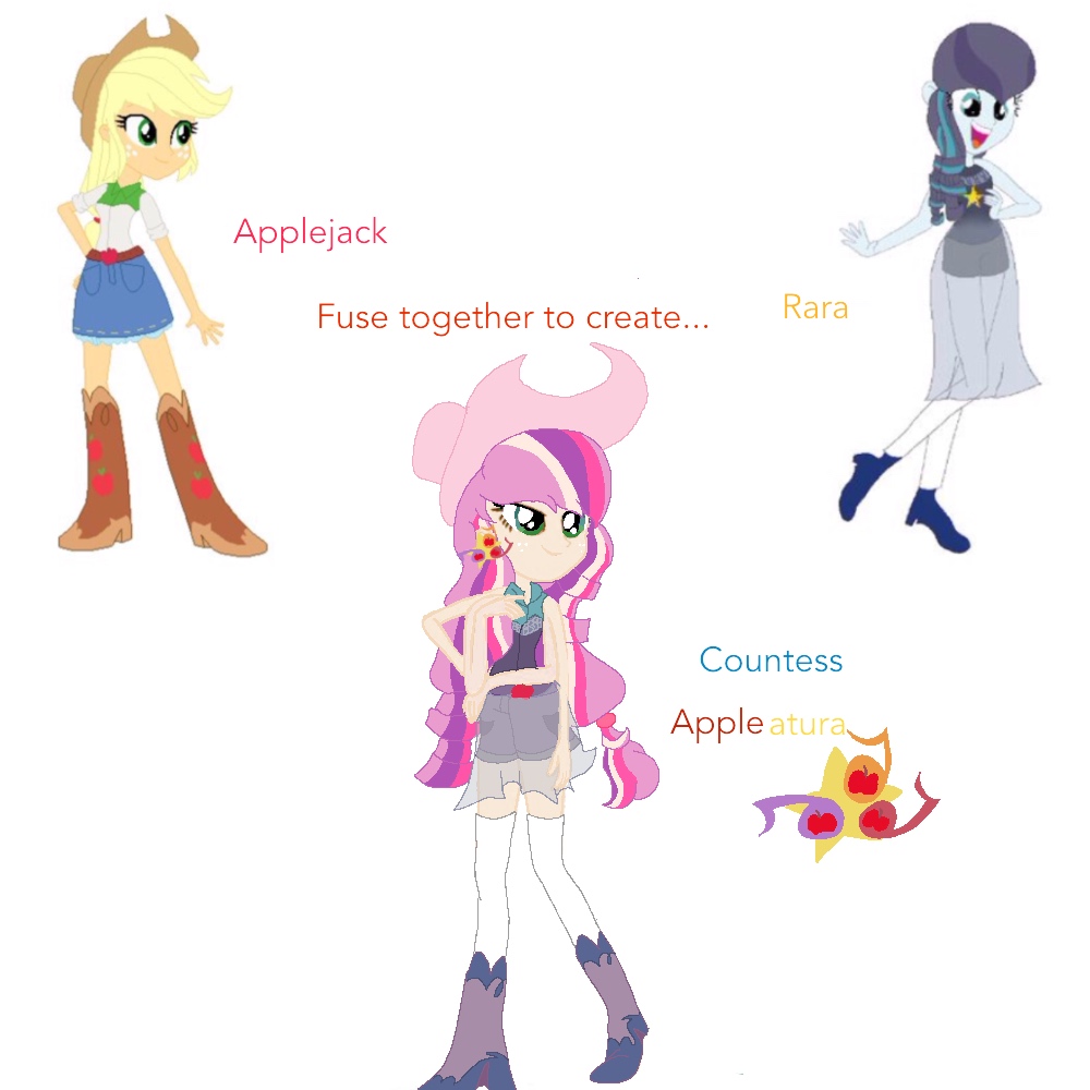 Applejack and Rara Fusion by DoraeArtDreams-Aspy on DeviantArt