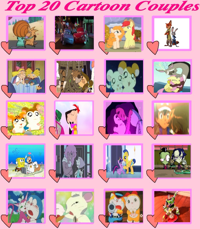 My New Top 20 Best Cartoon Couples by DoraeArtDreams-Aspy on DeviantArt My New Top 20 Best Cartoon Couples by DoraeArtDreams-Aspy on DeviantArt