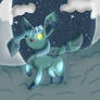 Shiny Umbreon and Shiny Glaceon Fusion