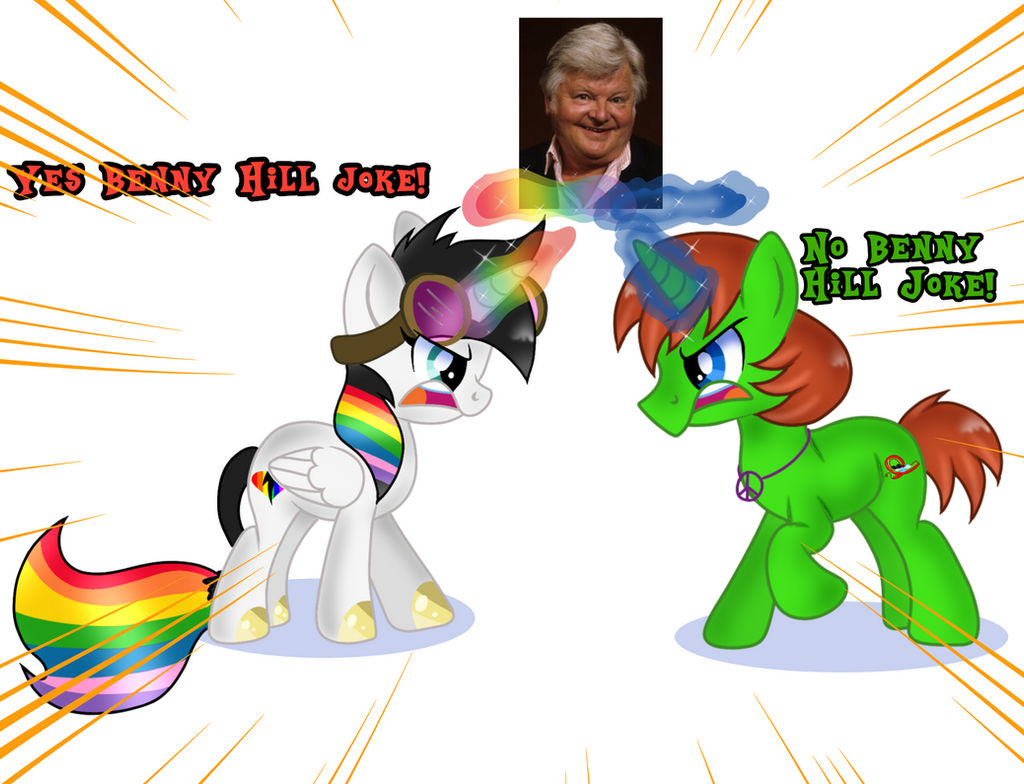The Benny Hill Debate by DoraeArtDreams-Aspy on DeviantArt