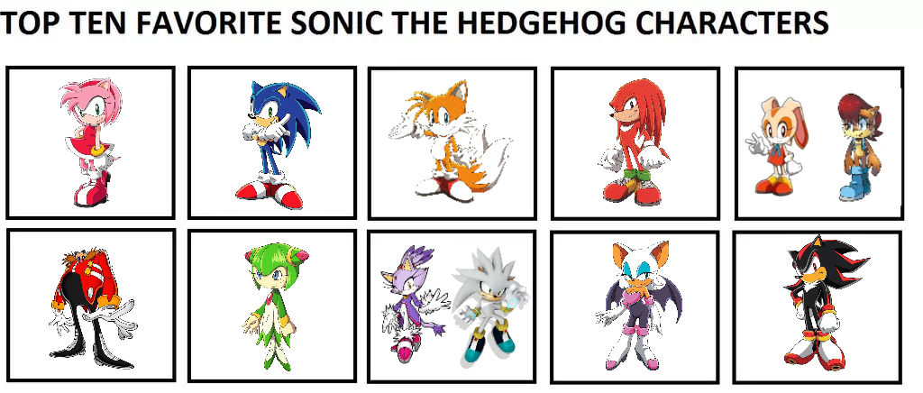 Hedgehog characters the sonic List of. 