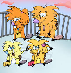 DJ and Blossom's First Day Of School
