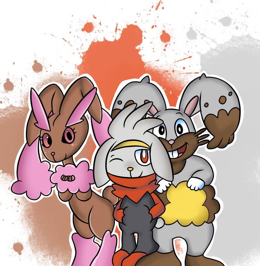 The Bunny Pokemon Family by DoraeArtDreams-Aspy on DeviantArt