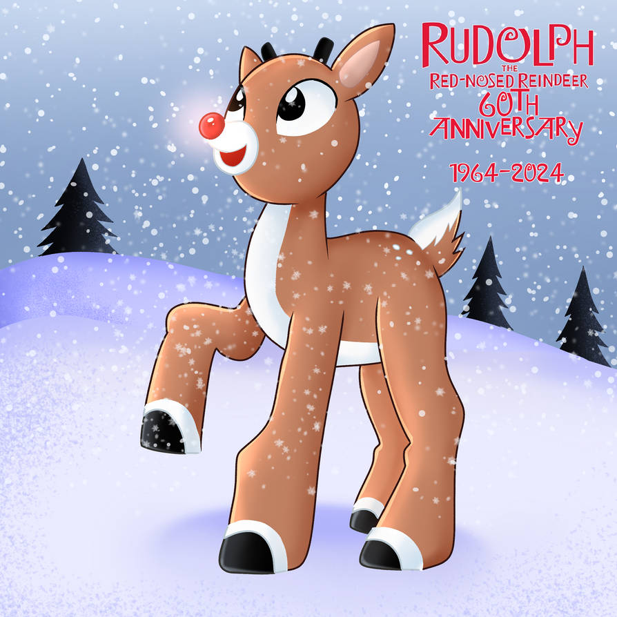 Rudolph the Red Nosed Reindeer 60th Anniversary by DoraeArtDreams-Aspy ...