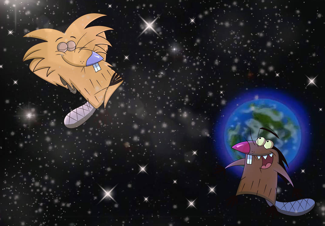 Beaver In Space Beavers Outer Space Swimming (Commission) by DoraeArtDreams-Aspy on ...