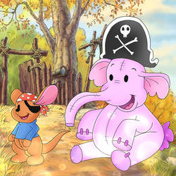 Roo and Lumpy's Halloween (Commission)