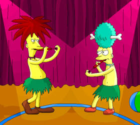 Sideshow Bob vs Sideshow Mel