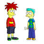 Sideshow Bob and Mel as kids