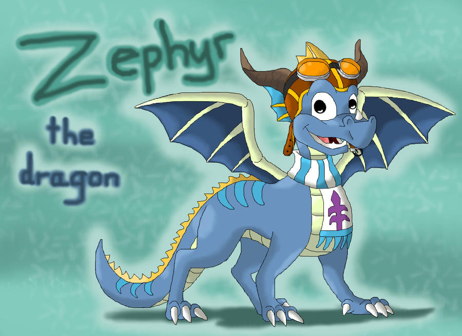 Art trade: Zephyr the Dragon