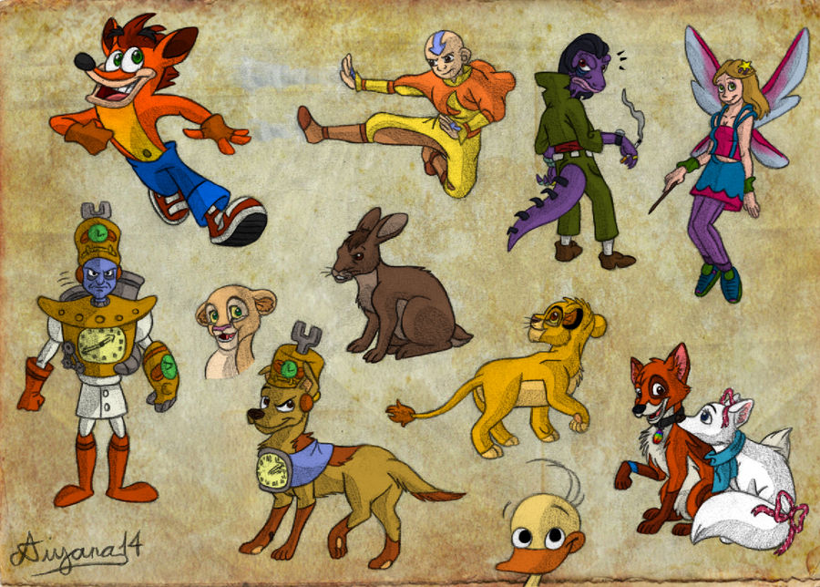 Random Drawings 3 by Aiyanimation on DeviantArt