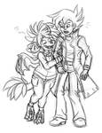 Commission: Sybil And Chazz WIP by Aiyanimation