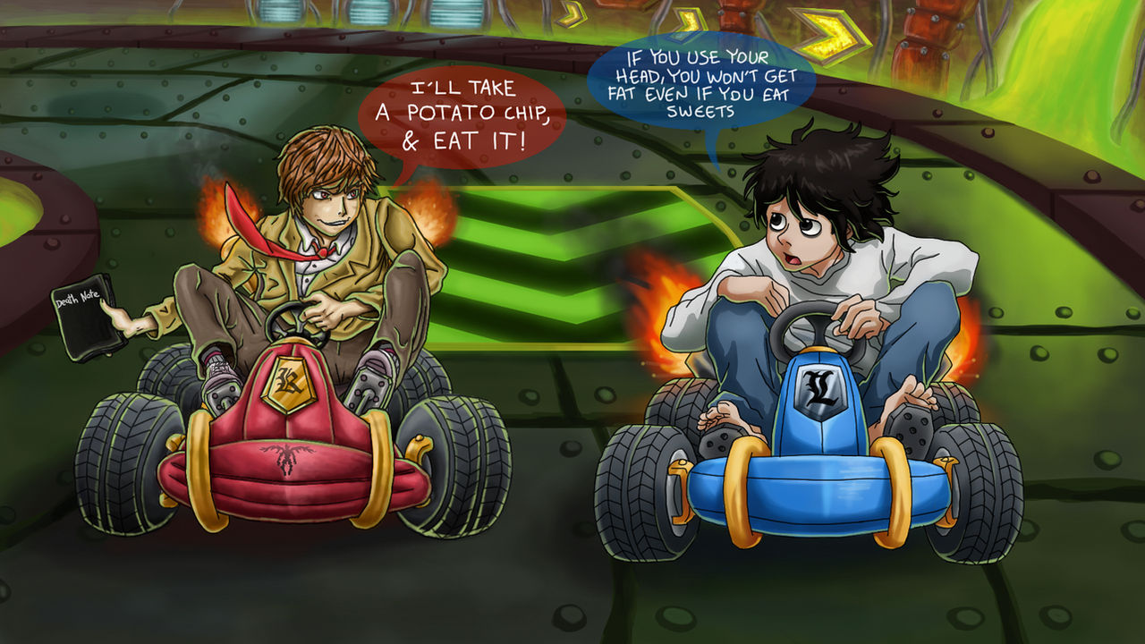Collab: Death Note Racing by Aiyanimation on DeviantArt
