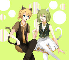 Vocaloid: Len x Gumi