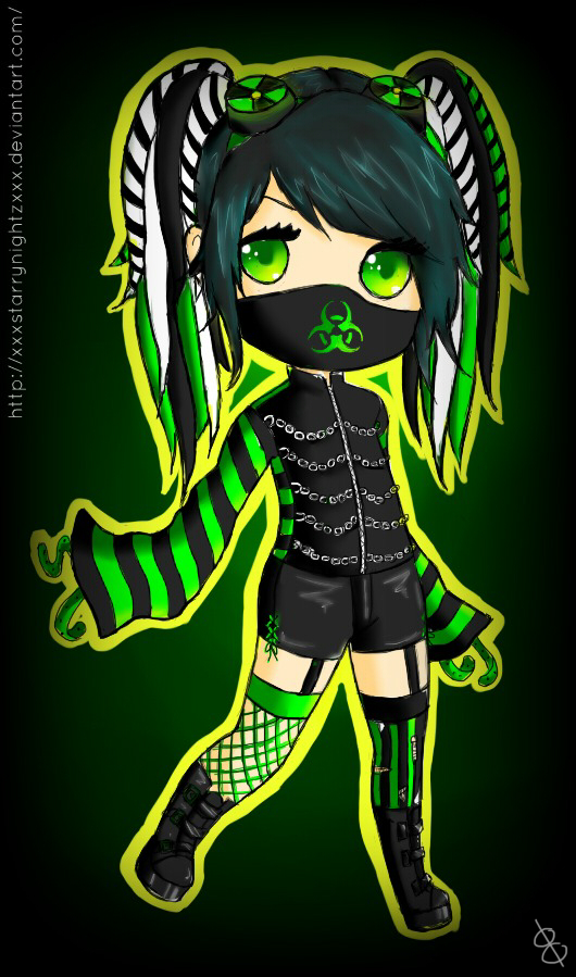 Cyberpunk Chibi By Blakmyre On Deviantart