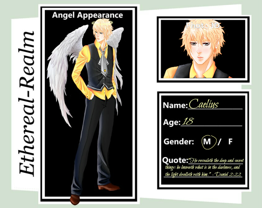 Caelius Marques Ethereal-Realm Angel Application