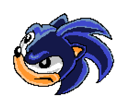 Sonic Face Pixel Art by funkyjeremi on DeviantArt.