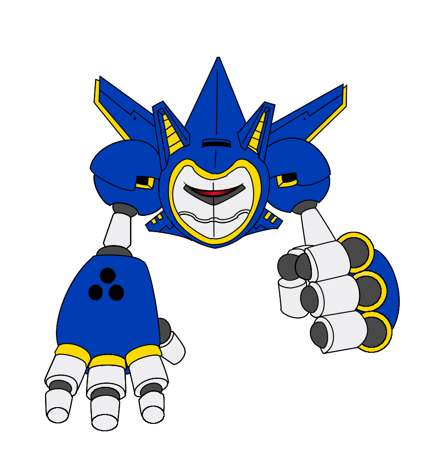 Metal Sonic Mark VI : The Iron Sonic  - Colored