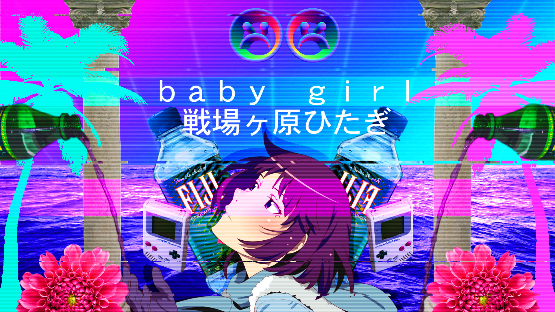 My Anime Vaporwave Wallpaper 02 By Iamthebest052 On Deviantart