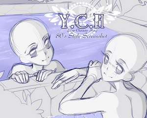 [CLOSED] 80's Anime Screenshot YCH - Auction #31