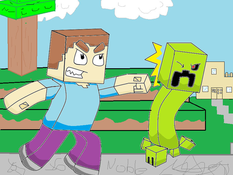 Steve angry complete by nobleminecraft on DeviantArt