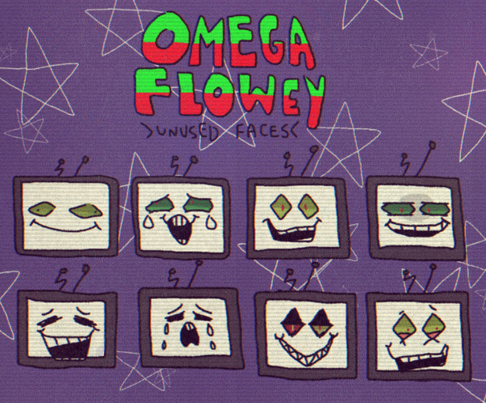 Pixilart - Omega flowey face by Flowey123456