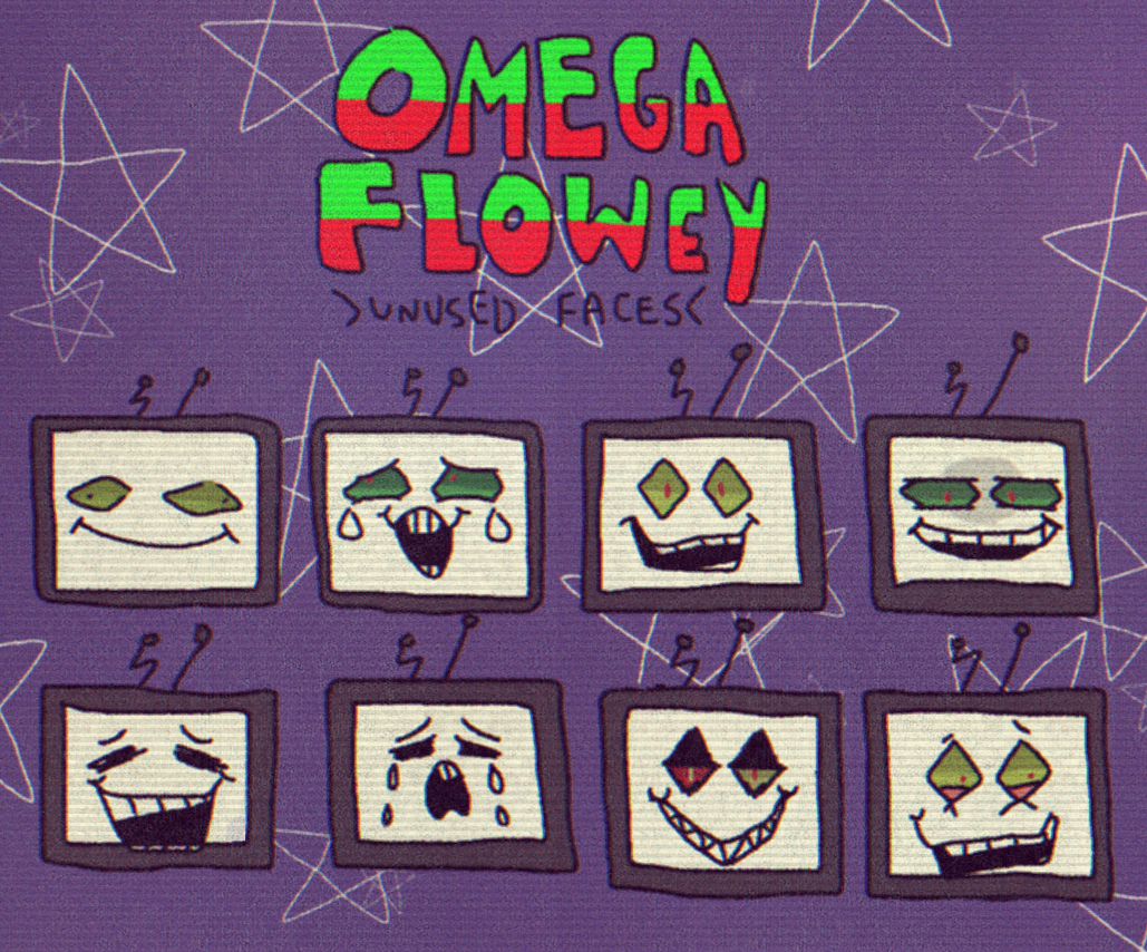 Pixilart - omega flowey face kinda by chara-the-demon