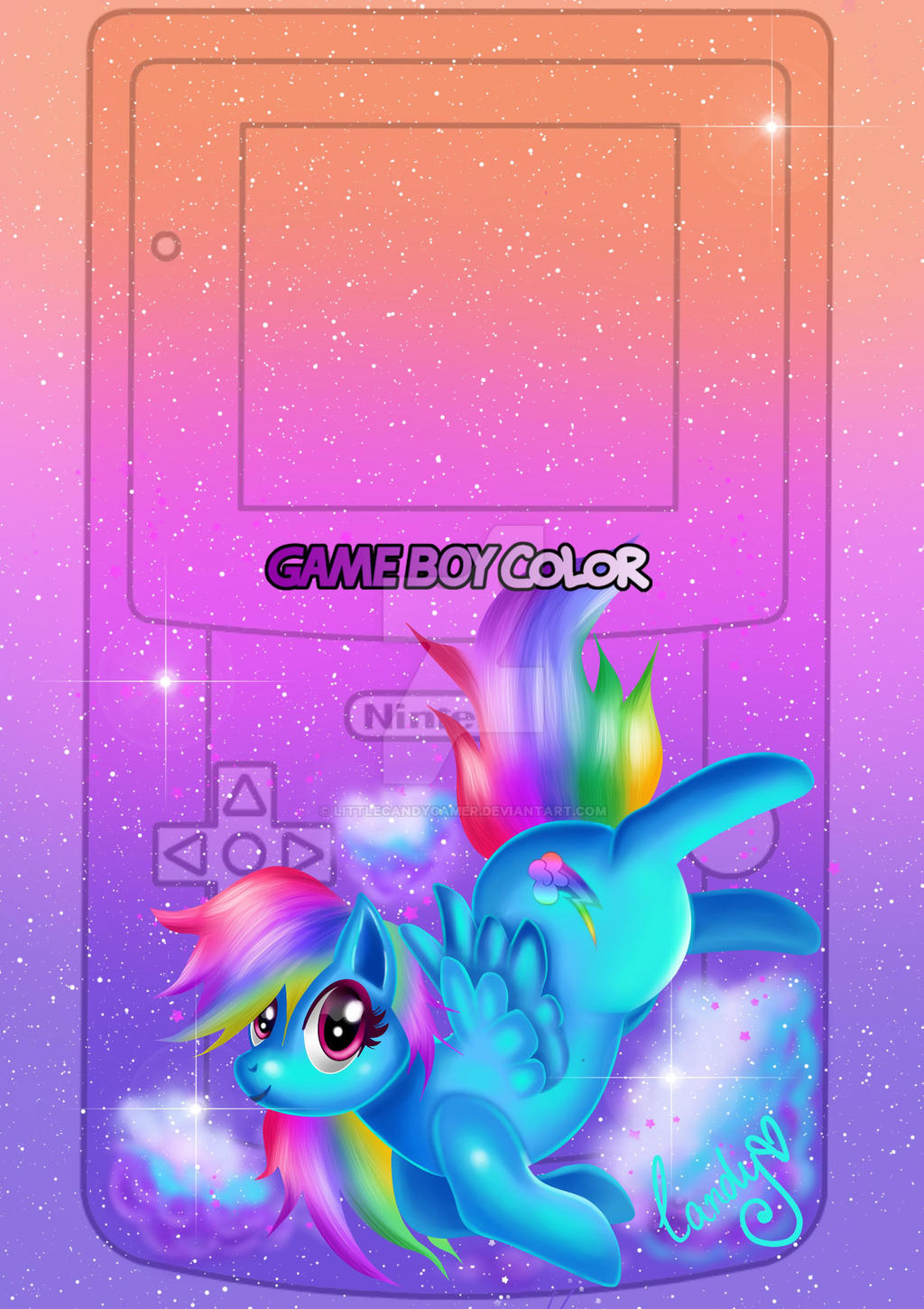Gbc Design Rainbow Dash GBC design by LittleCandyGamer on DeviantArt