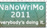 NaNoWriMo 2011 Stamp