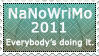 NaNoWriMo 2011 Stamp by CaseyJewels