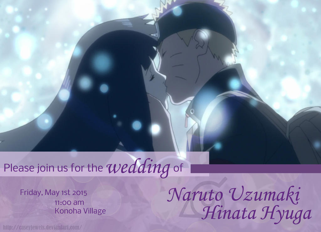 Where Can I Watch Naruto And Hinata Wedding Naruto and Hinata Wedding Invitation by CaseyJewels on DeviantArt