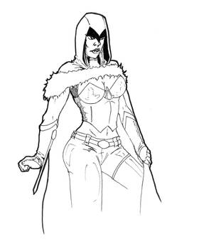 White Queen Inked Gray Final Inked