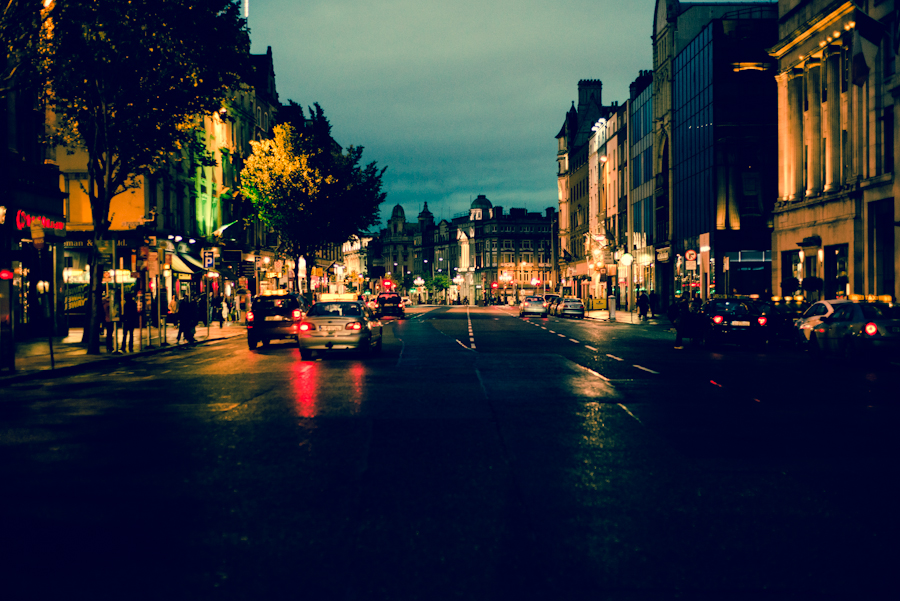 Dublin at night