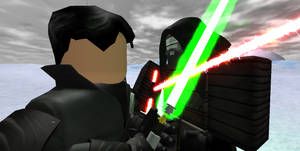 The Robloxian Warrior Vs The Ong Winged Angel By - sephiroth the one winged angel roblox go