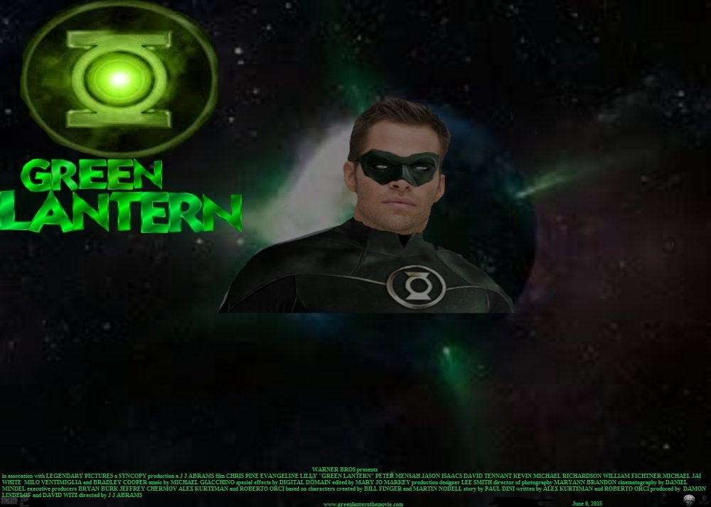 Green Lantern fan poster