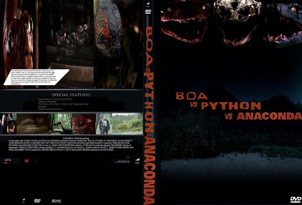 Boa Vs Python Vs Anaconda Dvd Cover By Steveirwinfan96 On Deviantart Boa Vs Python Vs Anaconda Dvd Cover By Steveirwinfan96 On Deviantart