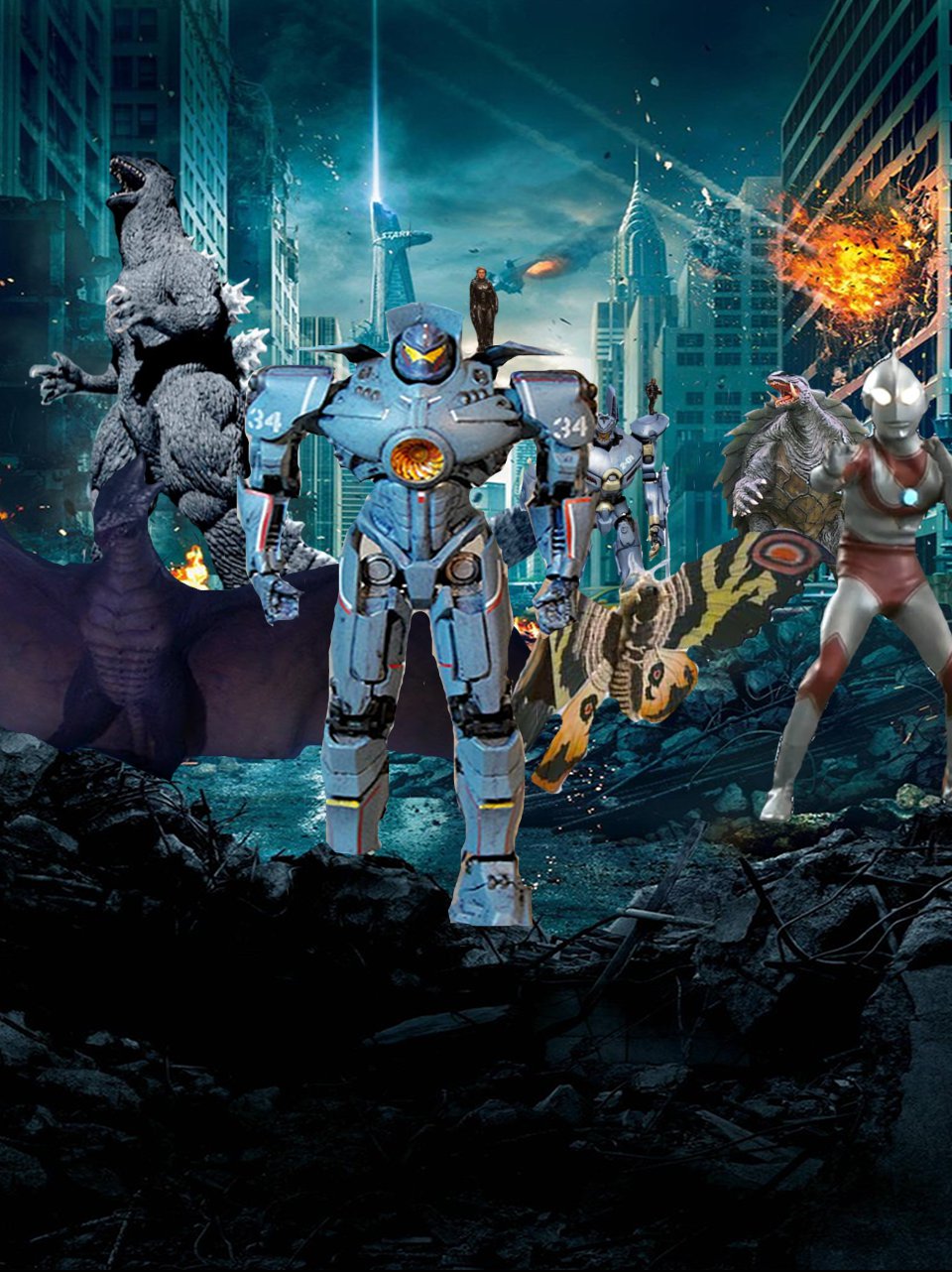 The Kaiju Avengers version 2