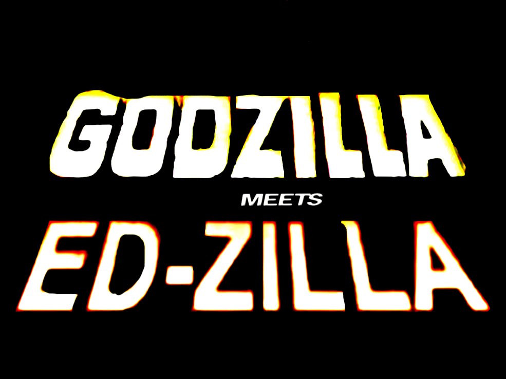 Godzilla meets Edzilla logo