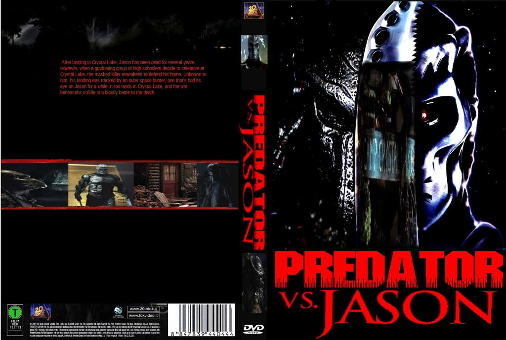 Predator vs. Jason DVD cover by SteveIrwinFan96 on DeviantArt