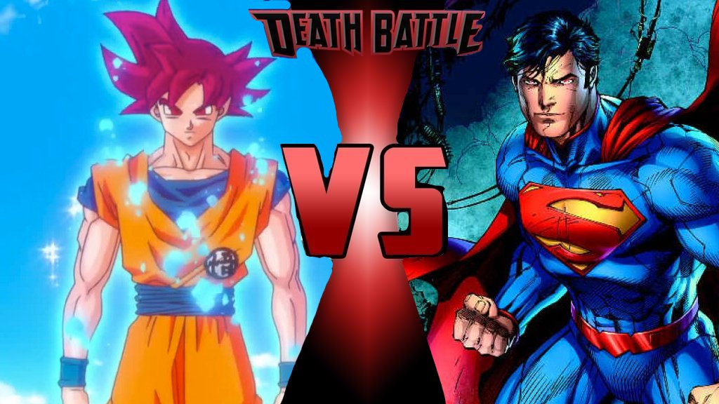Death Battle Goku Vs Superman Rematch Thumbnail By