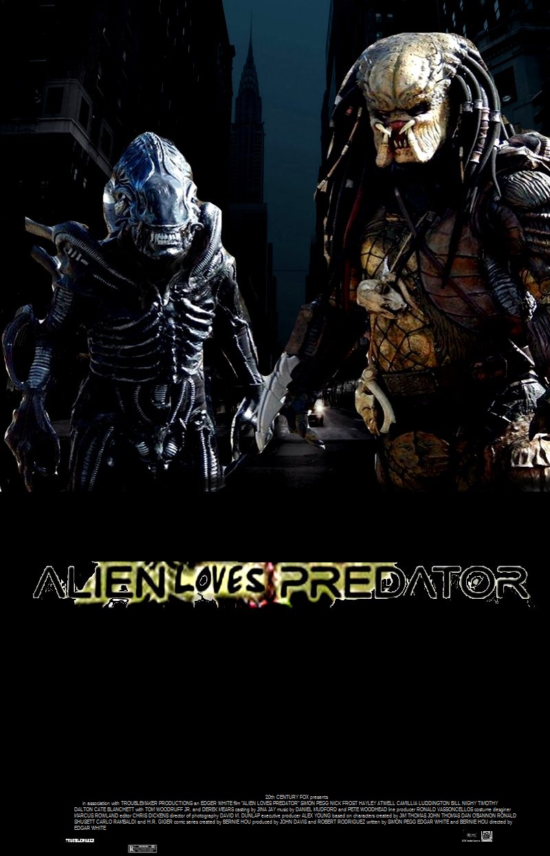Alien Loves Predator film poster by SteveIrwinFan96 on DeviantArt