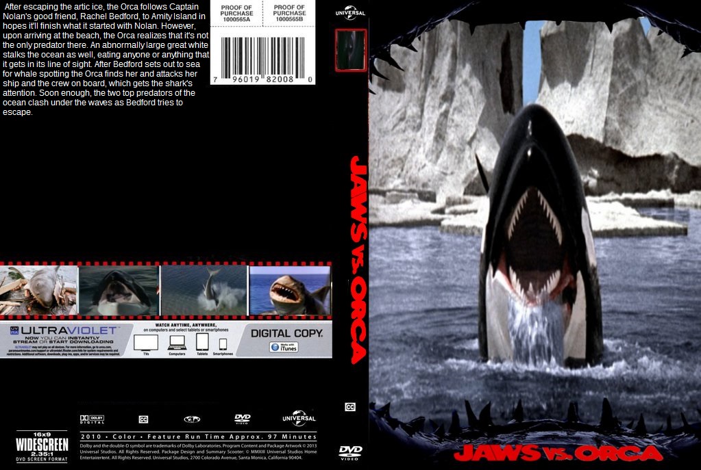 Jaws vs. Orca DVD cover