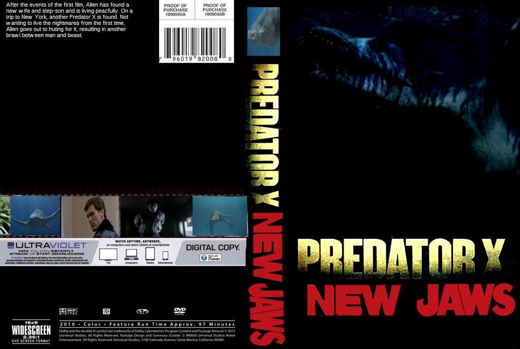 Predator X New Jaws Dvd Cover By Steveirwinfan96 On Deviantart