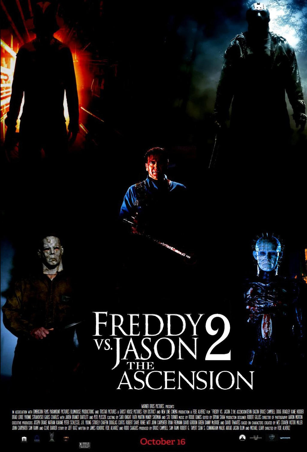 Freddy vs. Jason 2 The Ascension movie poster by SteveIrwinFan96