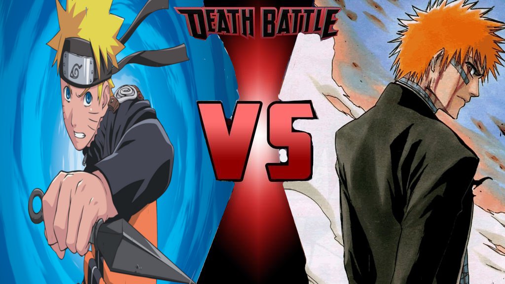 Naruto vs Ichigo Death Battle Thumbnail Remake (tell me what you